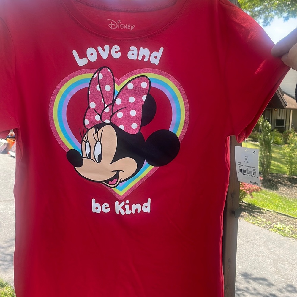 New with Tags Minnie Tee Girls size 14/16